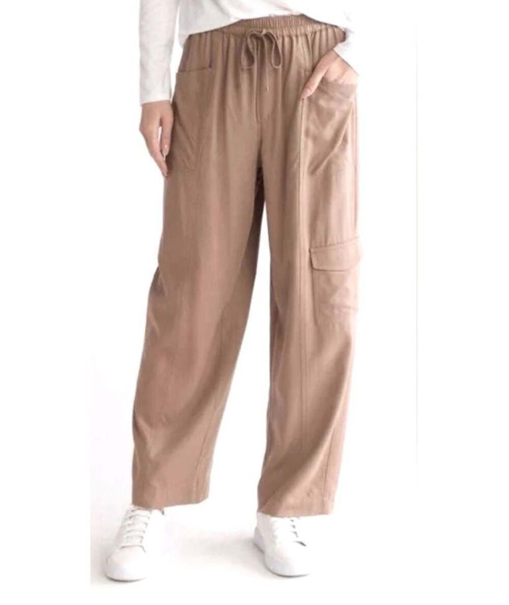 Madewell Straight Leg Cargo Pants Size Small Tan‎ Beige Khaki Relaxed Trousers